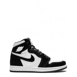 Sneakers Air Jordan 1 High OG nero bianco (Vamp con lanugine)